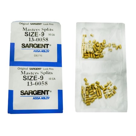 Sargent 13-0058SIZE9 Size 9 Master Pin 130058SIZE9